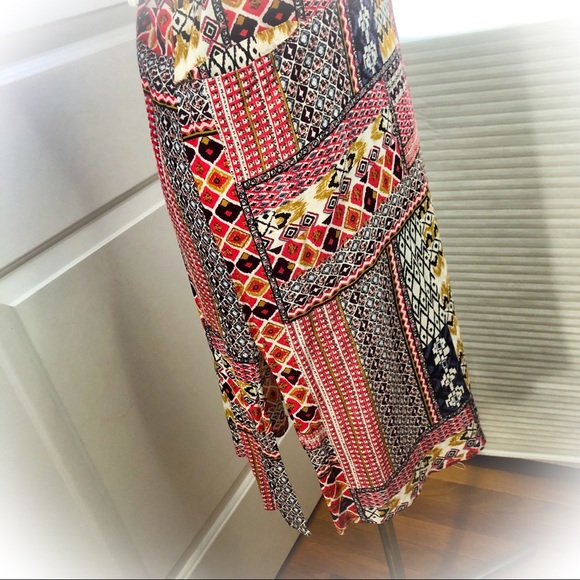 Boho Dropwaist Shift Dress with Pockets - Picture 13 of 16